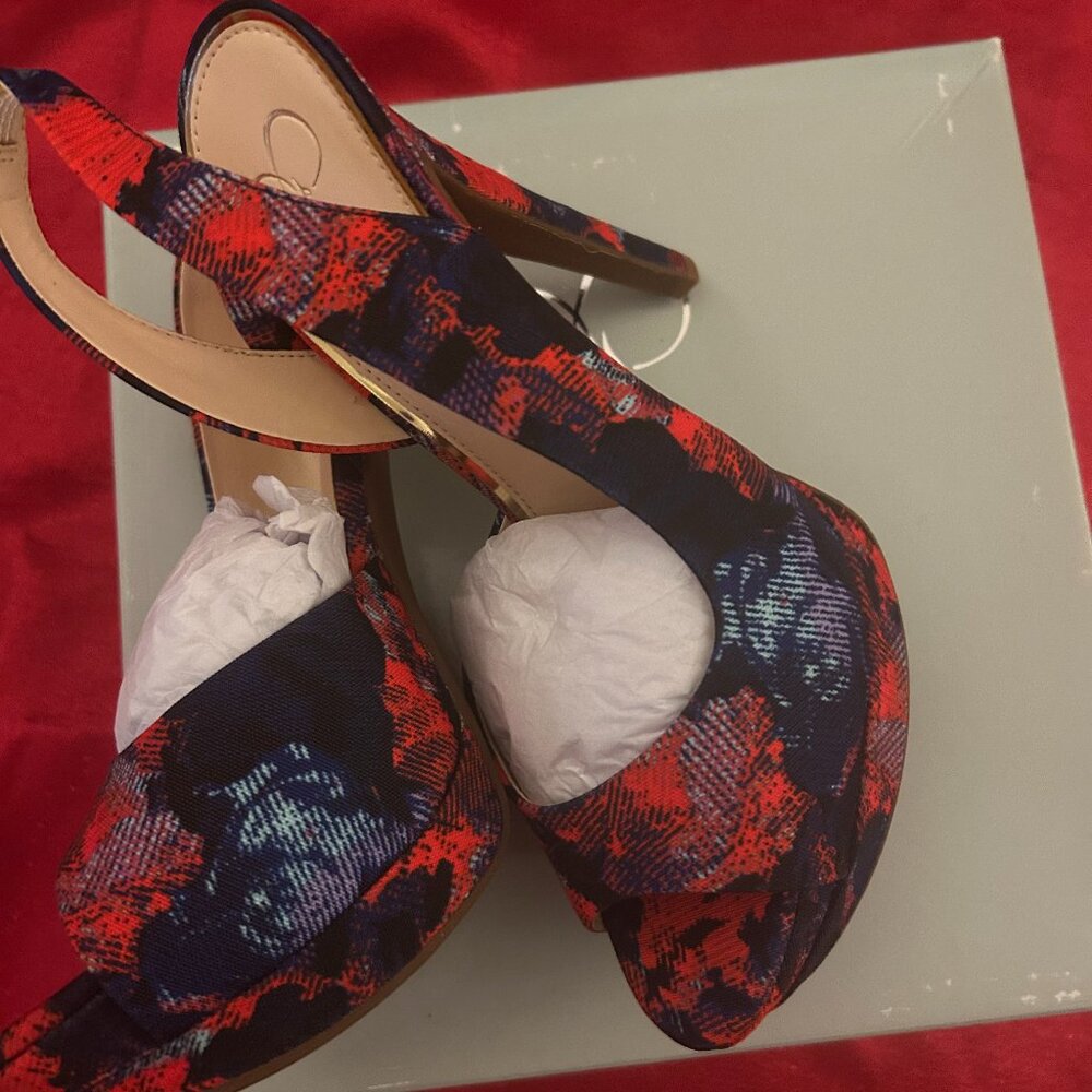 Super Cute Jessica Simpson Slingback Platform Heels